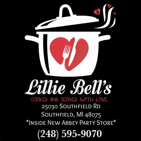Lillie bells - Lillie Bell's (Inside New Abbey Liquor Store) Menu. Add to wishlist. Add to compare. #25 of 69 seafood restaurants in Southfield. Upload menu. Menu added by the …